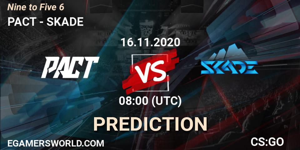 PACT vs SKADE: Betting TIp, Match Prediction. 16.11.20. CS2 (CS:GO), Nine to Five 6