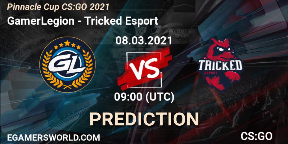 GamerLegion vs Tricked Esport: Betting TIp, Match Prediction. 08.03.21. CS2 (CS:GO), Pinnacle Cup #1