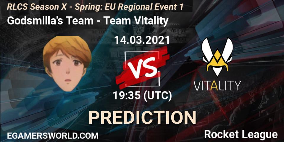 Godsmilla's Team vs Team Vitality: Betting TIp, Match Prediction. 14.03.21. Rocket League, RLCS Season X - Spring: EU Regional Event 1