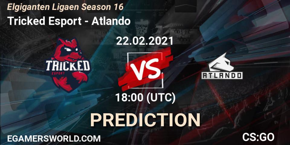 Tricked Esport vs Atlando: Betting TIp, Match Prediction. 22.02.21. CS2 (CS:GO), Elgiganten Ligaen Season 16