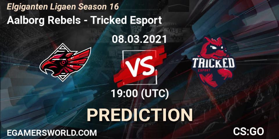 Aalborg Rebels vs Tricked Esport: Betting TIp, Match Prediction. 08.03.2021 at 19:00. Counter-Strike (CS2), Elgiganten Ligaen Season 16