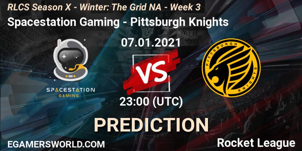 Spacestation Gaming vs Pittsburgh Knights: Betting TIp, Match Prediction. 14.01.2021 at 23:00. Rocket League, RLCS Season X - Winter: The Grid NA - Week 3