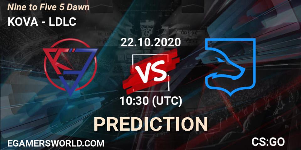 KOVA vs LDLC: Betting TIp, Match Prediction. 22.10.20. CS2 (CS:GO), Nine to Five 5 Dawn
