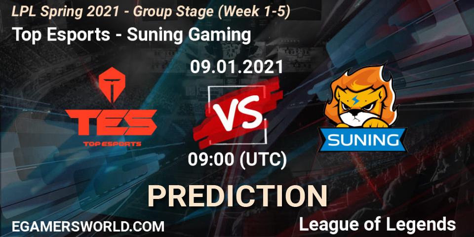 Top Esports vs Suning Gaming: Betting TIp, Match Prediction. 09.01.21. LoL, LPL Spring 2021 - Group Stage (Week 1-5)