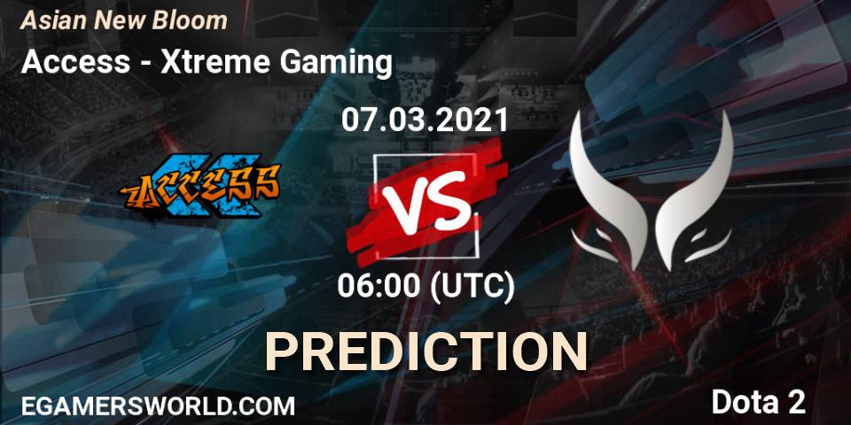 Access vs Xtreme Gaming: Betting TIp, Match Prediction. 07.03.21. Dota 2, Asian New Bloom