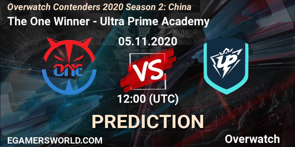 The One Winner vs Ultra Prime Academy: Betting TIp, Match Prediction. 05.11.20. Overwatch, Overwatch Contenders 2020 Season 2: China