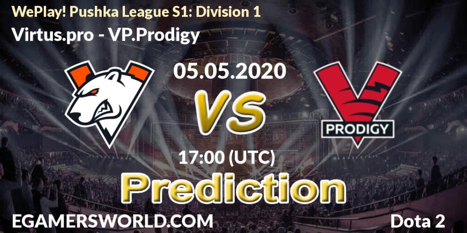 Virtus.pro vs VP.Prodigy: Betting TIp, Match Prediction. 05.05.2020 at 16:18. Dota 2, WePlay! Pushka League S1: Division 1
