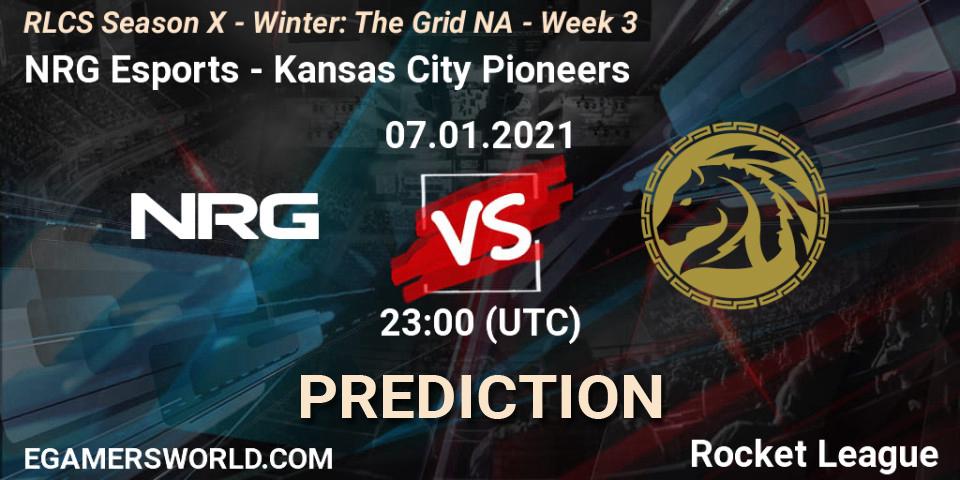 NRG Esports vs Kansas City Pioneers: Betting TIp, Match Prediction. 14.01.2021 at 23:00. Rocket League, RLCS Season X - Winter: The Grid NA - Week 3