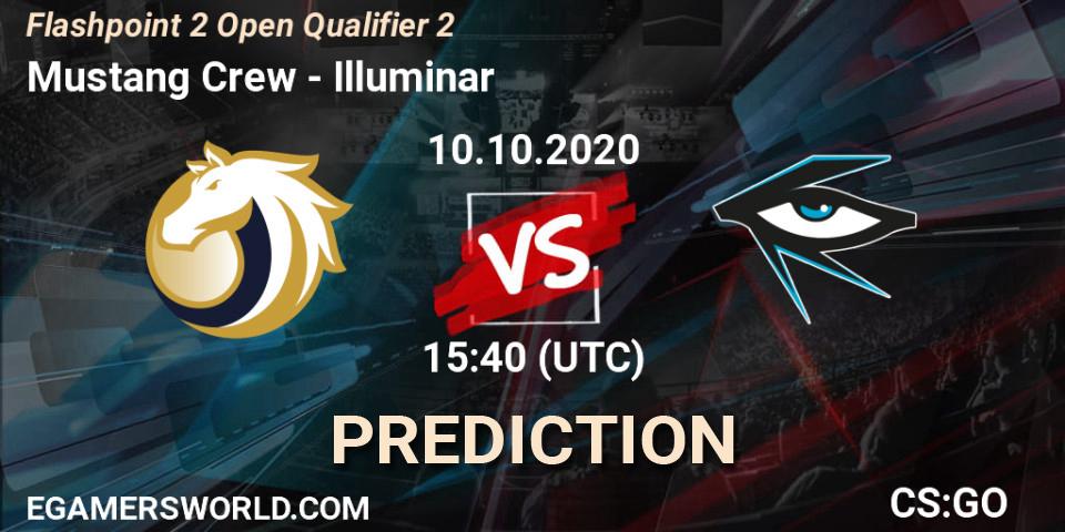 Mustang Crew vs Illuminar: Betting TIp, Match Prediction. 10.10.20. CS2 (CS:GO), Flashpoint 2 Open Qualifier 2