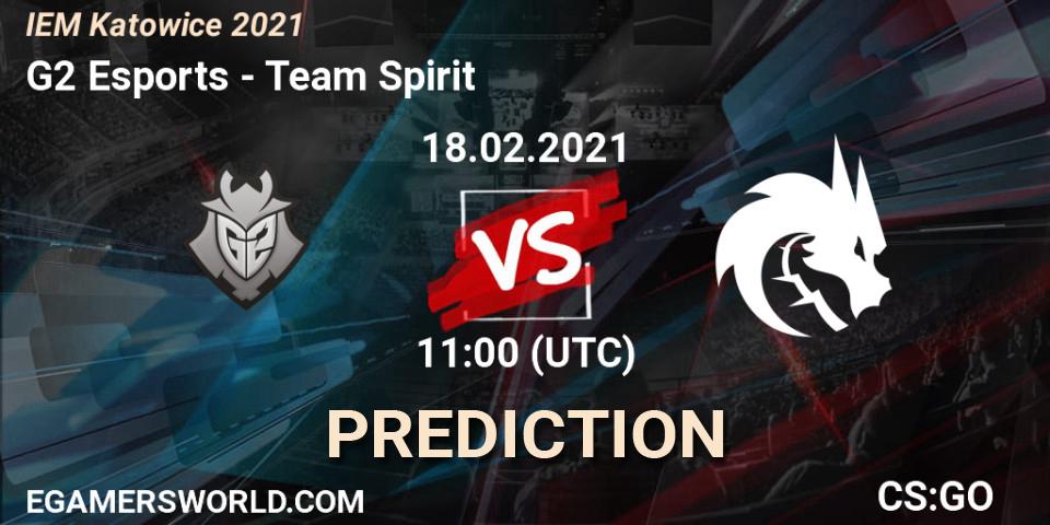 G2 Esports vs Team Spirit: Betting TIp, Match Prediction. 18.02.2021 at 11:00. Counter-Strike (CS2), IEM Katowice 2021