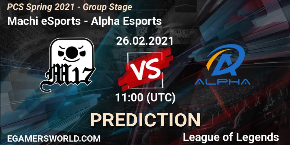 Machi eSports vs Alpha Esports: Betting TIp, Match Prediction. 26.02.21. LoL, PCS Spring 2021 - Group Stage