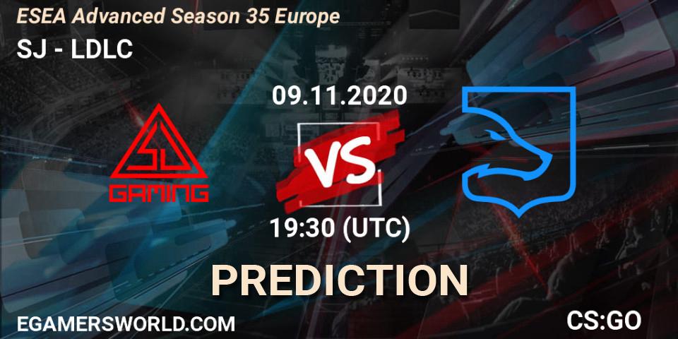 SJ vs LDLC: Betting TIp, Match Prediction. 09.11.20. CS2 (CS:GO), ESEA Advanced Season 35 Europe