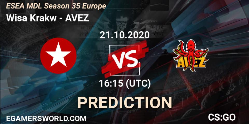 Wisła Kraków vs AVEZ: Betting TIp, Match Prediction. 21.10.20. CS2 (CS:GO), ESEA MDL Season 35 Europe
