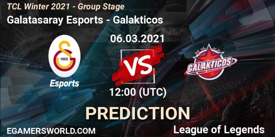 Galatasaray Esports vs Galakticos: Betting TIp, Match Prediction. 06.03.21. LoL, TCL Winter 2021 - Group Stage