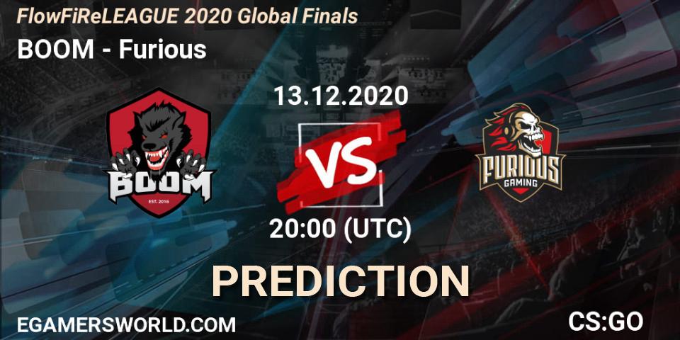 BOOM vs Furious: Betting TIp, Match Prediction. 13.12.20. CS2 (CS:GO), FlowFiReLEAGUE 2020 Global Finals