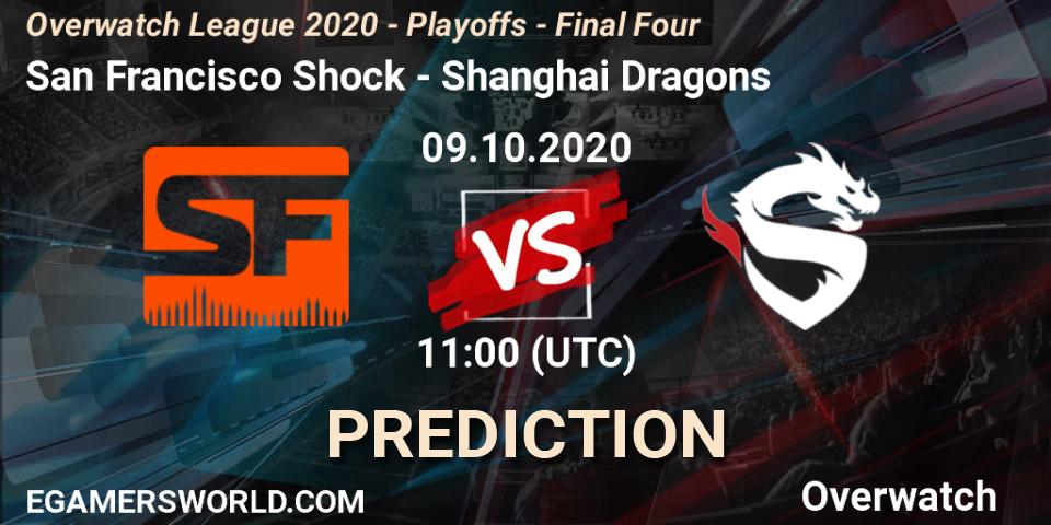 San Francisco Shock vs Shanghai Dragons: Betting TIp, Match Prediction. 09.10.20. Overwatch, Overwatch League 2020 - Playoffs - Final Four