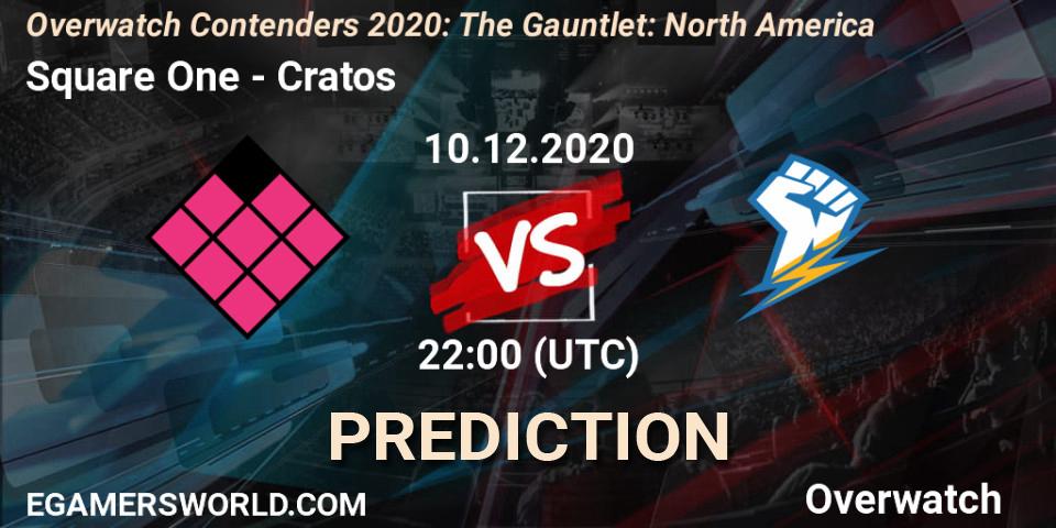 Square One vs Cratos: Betting TIp, Match Prediction. 10.12.20. Overwatch, Overwatch Contenders 2020: The Gauntlet: North America