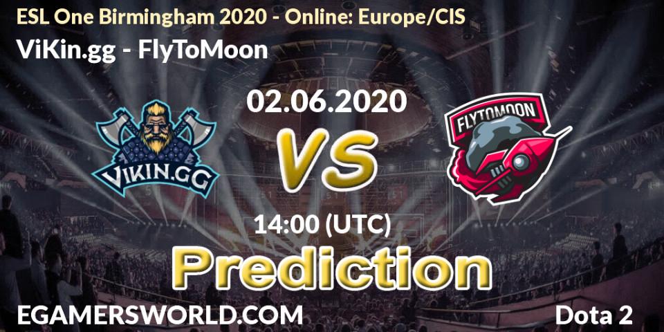 ViKin.gg vs FlyToMoon: Betting TIp, Match Prediction. 02.06.2020 at 14:00. Dota 2, ESL One Birmingham 2020 - Online: Europe/CIS