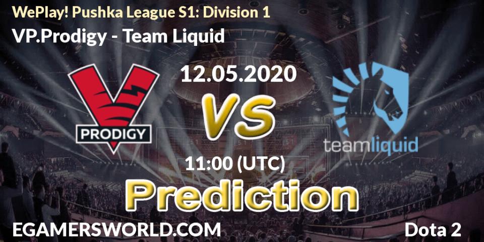 VP.Prodigy vs Team Liquid: Betting TIp, Match Prediction. 12.05.2020 at 11:57. Dota 2, WePlay! Pushka League S1: Division 1