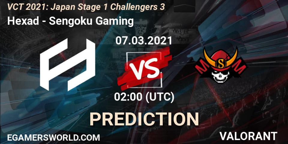 Hexad vs Sengoku Gaming: Betting TIp, Match Prediction. 07.03.2021 at 02:00. VALORANT, VCT 2021: Japan Stage 1 Challengers 3