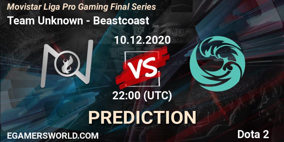 Team Unknown vs Beastcoast: Betting TIp, Match Prediction. 10.12.2020 at 22:02. Dota 2, Movistar Liga Pro Gaming Final Series