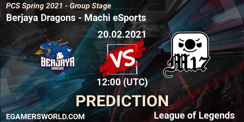 Berjaya Dragons vs Machi eSports: Betting TIp, Match Prediction. 20.02.21. LoL, PCS Spring 2021 - Group Stage