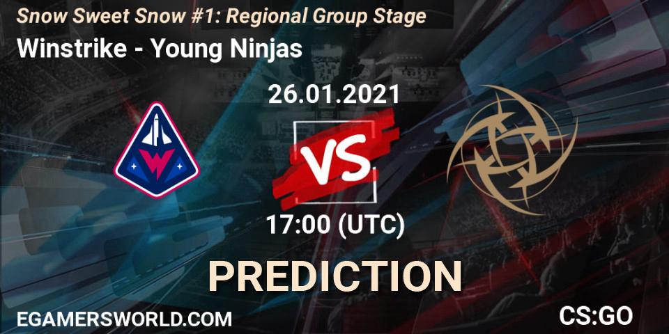 Winstrike vs Young Ninjas: Betting TIp, Match Prediction. 26.01.21. CS2 (CS:GO), Snow Sweet Snow #1: Regional Group Stage