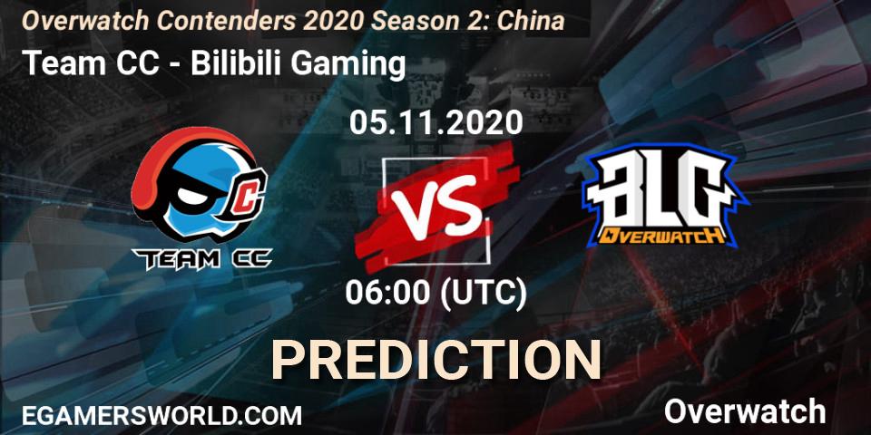 Team CC vs Bilibili Gaming: Betting TIp, Match Prediction. 05.11.20. Overwatch, Overwatch Contenders 2020 Season 2: China