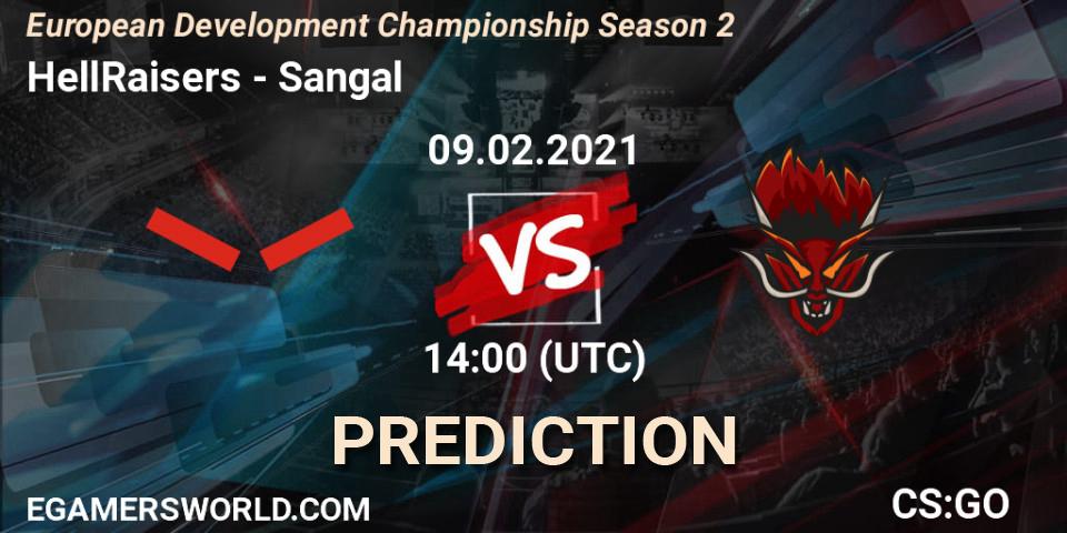 HellRaisers vs Sangal: Betting TIp, Match Prediction. 09.02.2021 at 14:10. Counter-Strike (CS2), European Development Championship Season 2