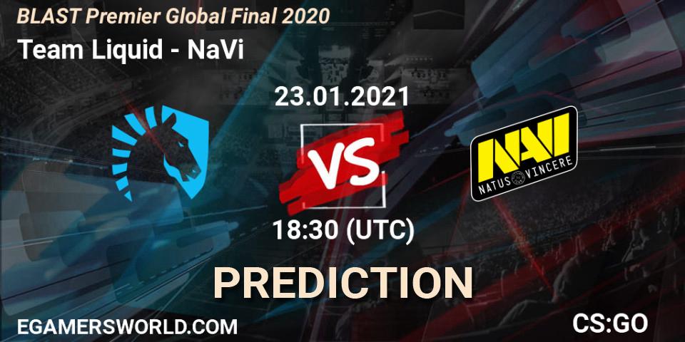 Team Liquid vs NaVi: Betting TIp, Match Prediction. 23.01.21. CS2 (CS:GO), BLAST Premier Global Final 2020
