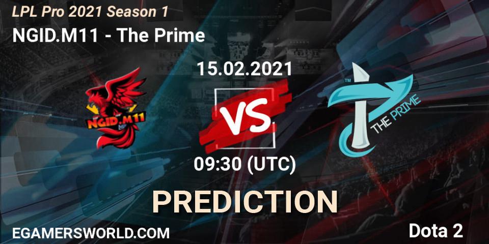 NGID.M11 vs The Prime: Betting TIp, Match Prediction. 15.02.2021 at 09:36. Dota 2, LPL Pro 2021 Season 1
