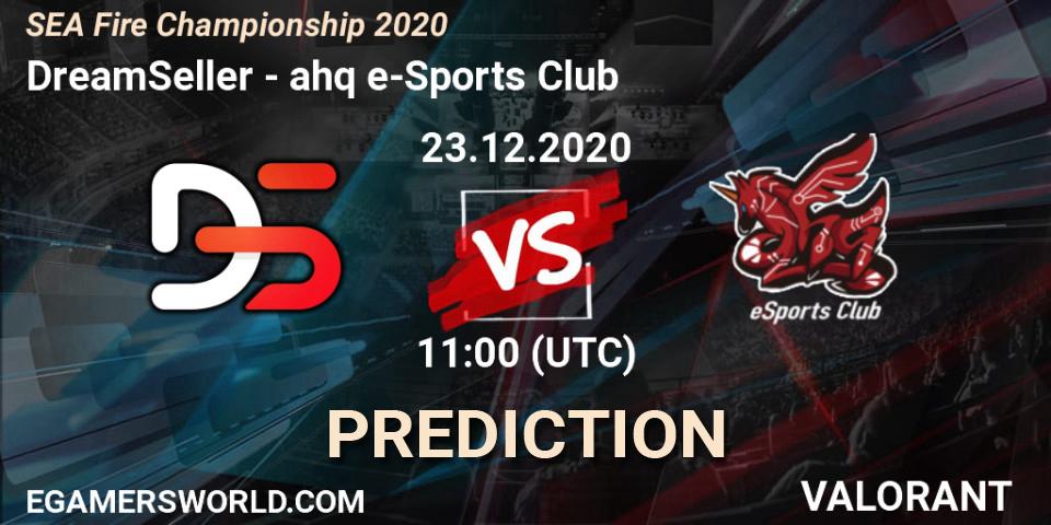 DreamSeller vs ahq e-Sports Club: Betting TIp, Match Prediction. 23.12.2020 at 11:00. VALORANT, SEA Fire Championship 2020