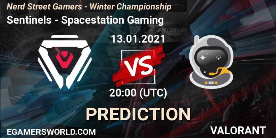 Sentinels vs Spacestation Gaming: Betting TIp, Match Prediction. 13.01.2021 at 22:00. VALORANT, Nerd Street Gamers - Winter Championship