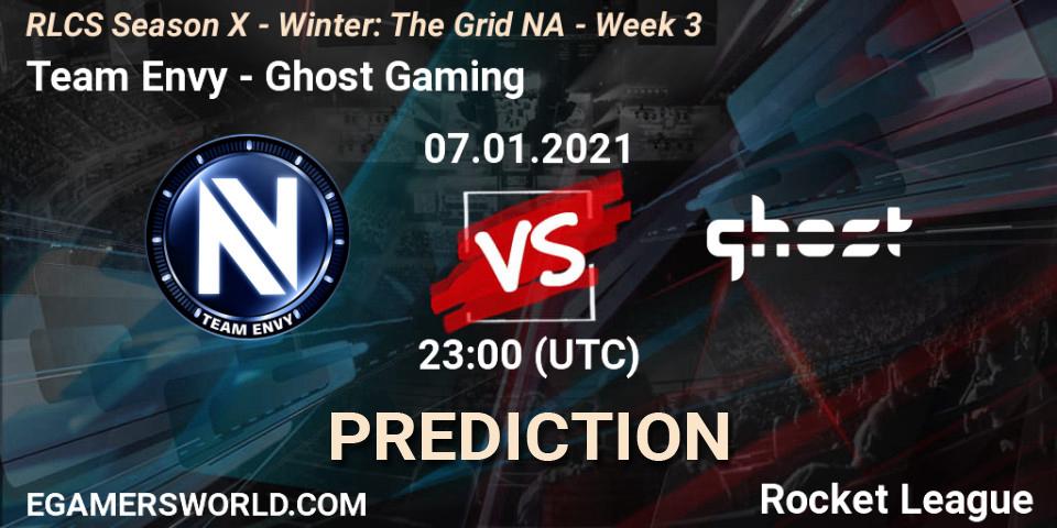 Team Envy vs Ghost Gaming: Betting TIp, Match Prediction. 14.01.21. Rocket League, RLCS Season X - Winter: The Grid NA - Week 3