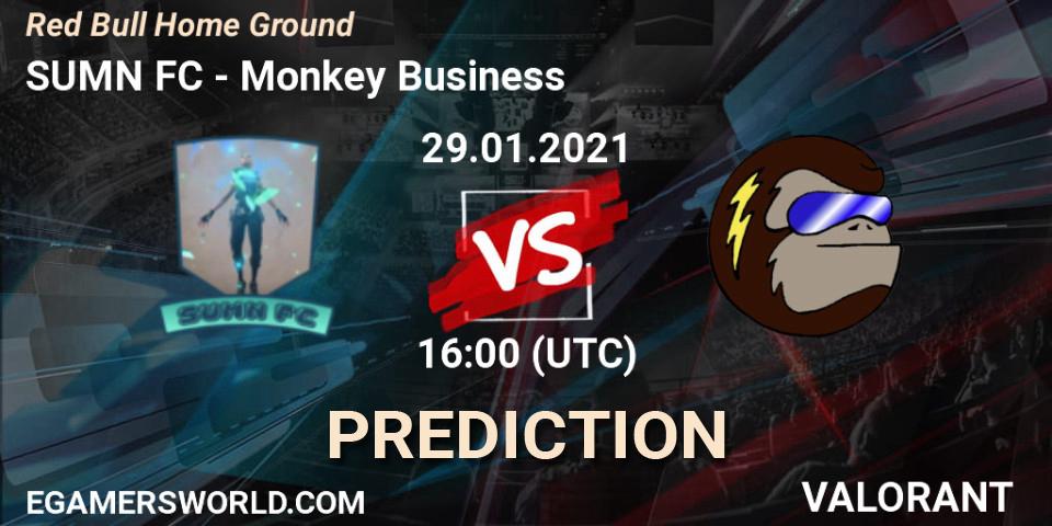 SUMN FC vs Monkey Business: Betting TIp, Match Prediction. 29.01.2021 at 16:00. VALORANT, Red Bull Home Ground