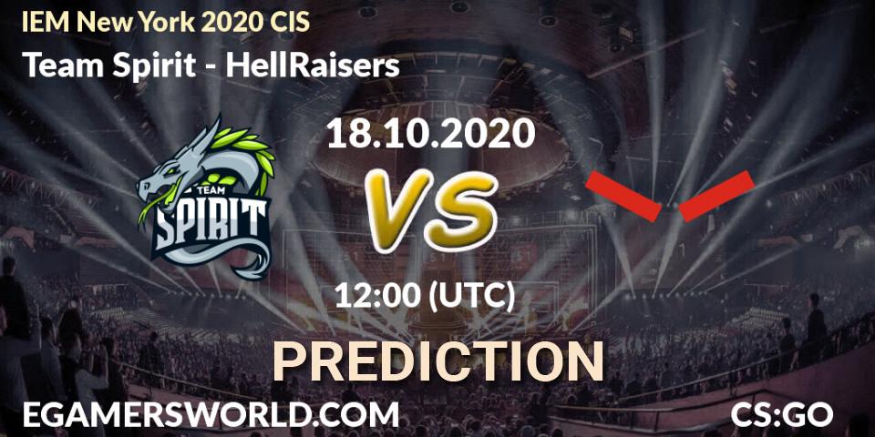 Team Spirit vs HellRaisers: Betting TIp, Match Prediction. 18.10.20. CS2 (CS:GO), IEM New York 2020 CIS