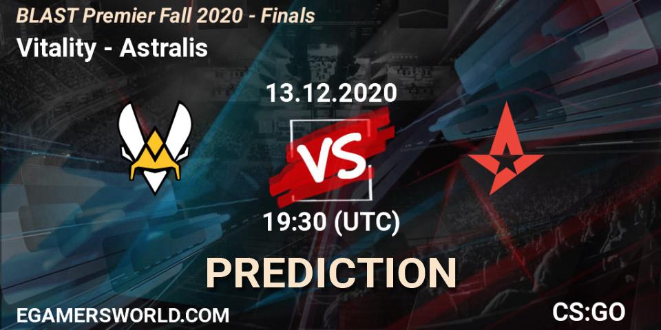 Vitality vs Astralis: Betting TIp, Match Prediction. 13.12.20. CS2 (CS:GO), BLAST Premier Fall 2020 - Finals
