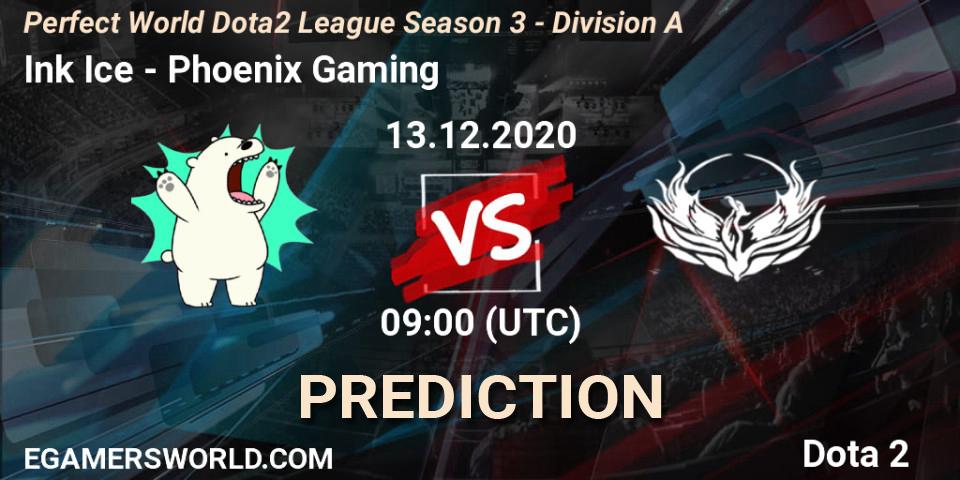 Ink Ice vs Phoenix Gaming: Betting TIp, Match Prediction. 13.12.20. Dota 2, Perfect World Dota2 League Season 3 - Division A