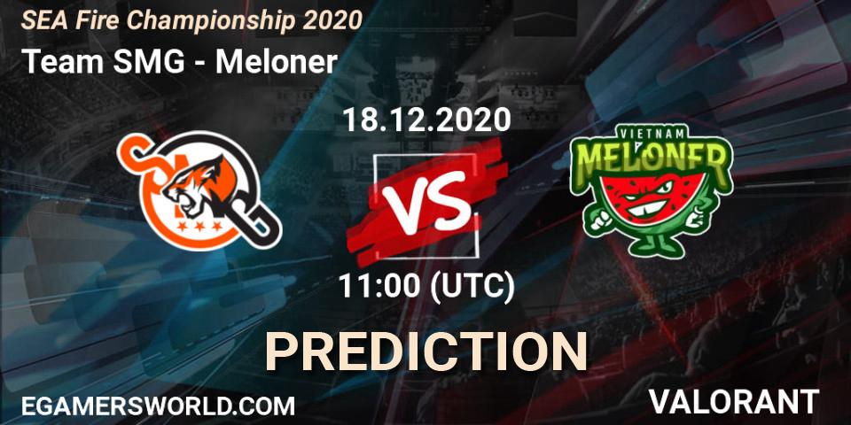 Team SMG vs Meloner: Betting TIp, Match Prediction. 18.12.2020 at 11:00. VALORANT, SEA Fire Championship 2020