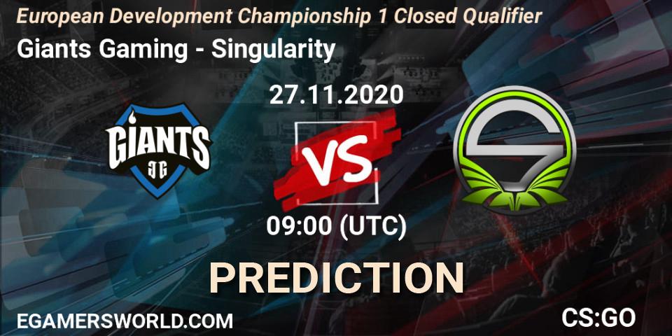 Giants Gaming vs NaVi Junior: Betting TIp, Match Prediction. 27.11.20. CS2 (CS:GO), European Development Championship 1 Closed Qualifier