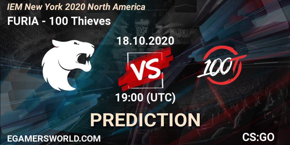 FURIA vs 100 Thieves: Betting TIp, Match Prediction. 18.10.20. CS2 (CS:GO), IEM New York 2020 North America