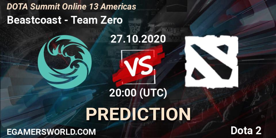 Beastcoast vs Team Zero: Betting TIp, Match Prediction. 27.10.2020 at 20:00. Dota 2, DOTA Summit 13: Americas