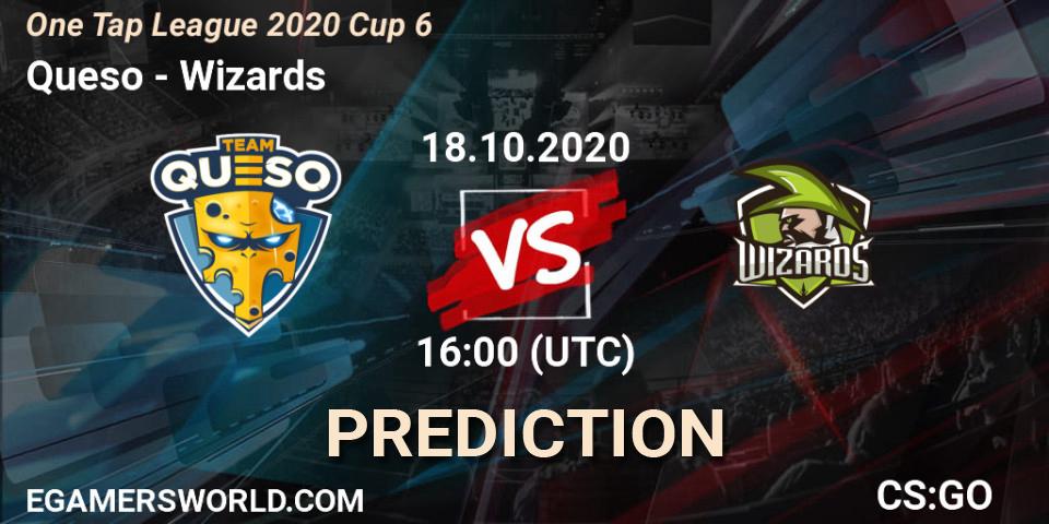 Queso vs Wizards: Betting TIp, Match Prediction. 18.10.20. CS2 (CS:GO), One Tap League 2020 Cup 6
