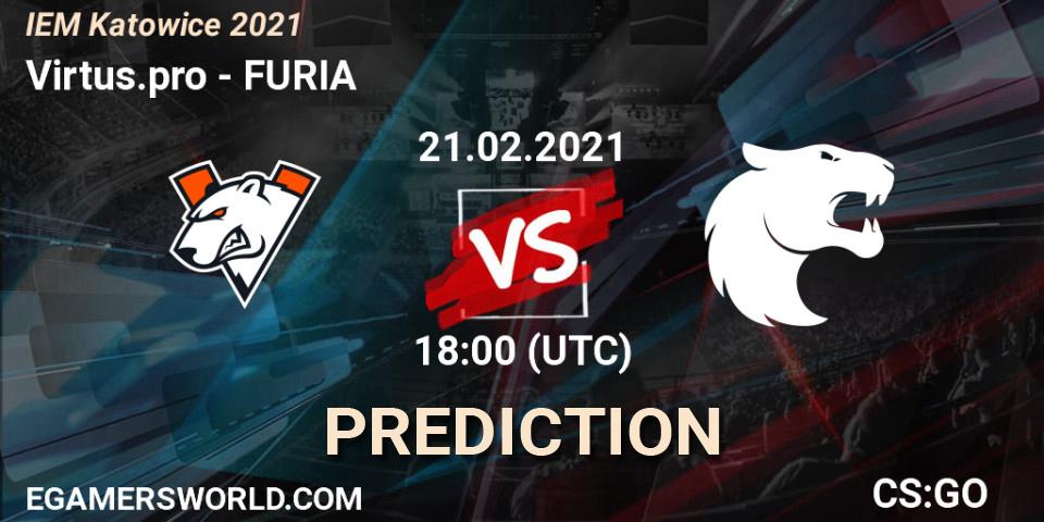 Virtus.pro vs FURIA: Betting TIp, Match Prediction. 21.02.21. CS2 (CS:GO), IEM Katowice 2021
