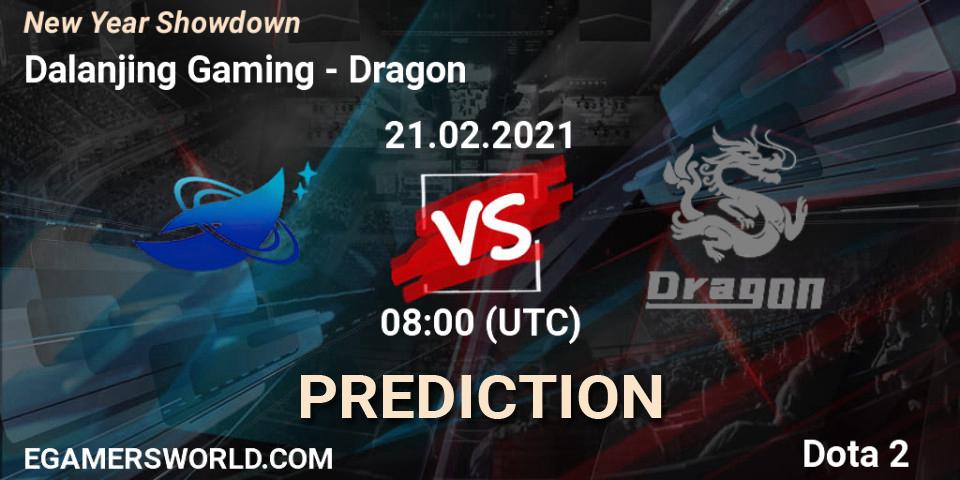 Dalanjing Gaming vs Dragon: Betting TIp, Match Prediction. 21.02.2021 at 08:09. Dota 2, New Year Showdown