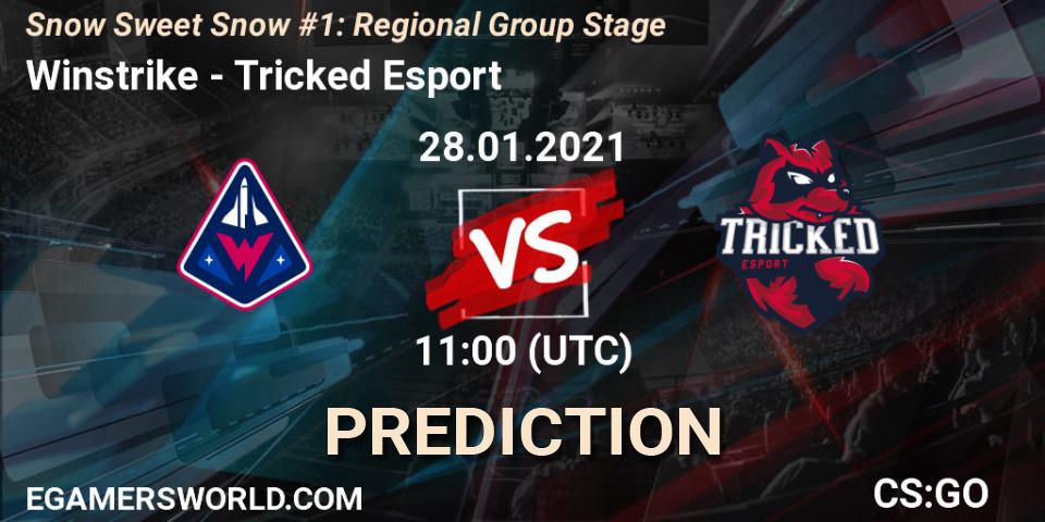Winstrike vs Tricked Esport: Betting TIp, Match Prediction. 28.01.21. CS2 (CS:GO), Snow Sweet Snow #1: Regional Group Stage