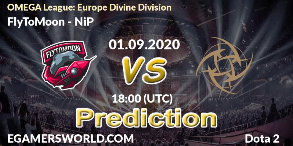 FlyToMoon vs NiP: Betting TIp, Match Prediction. 01.09.20. Dota 2, OMEGA League: Europe Divine Division