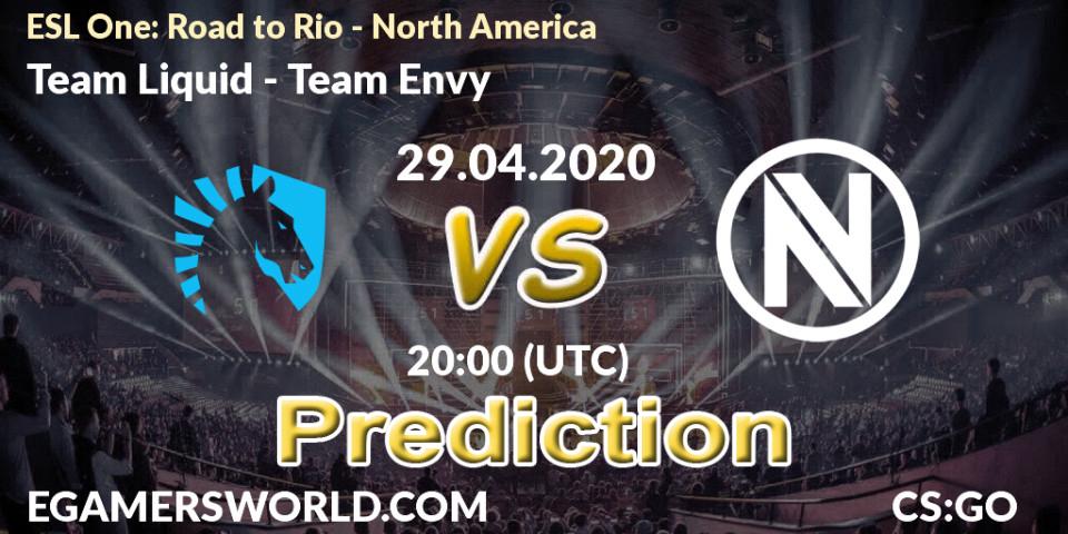 Team Liquid vs Team Envy: Betting TIp, Match Prediction. 29.04.20. CS2 (CS:GO), ESL One: Road to Rio - North America