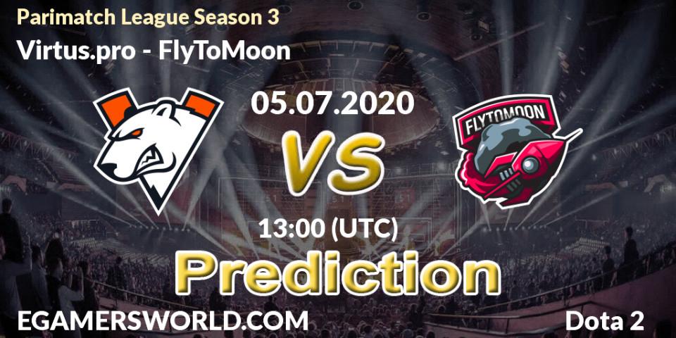 Virtus.pro vs FlyToMoon: Betting TIp, Match Prediction. 05.07.20. Dota 2, Parimatch League Season 3