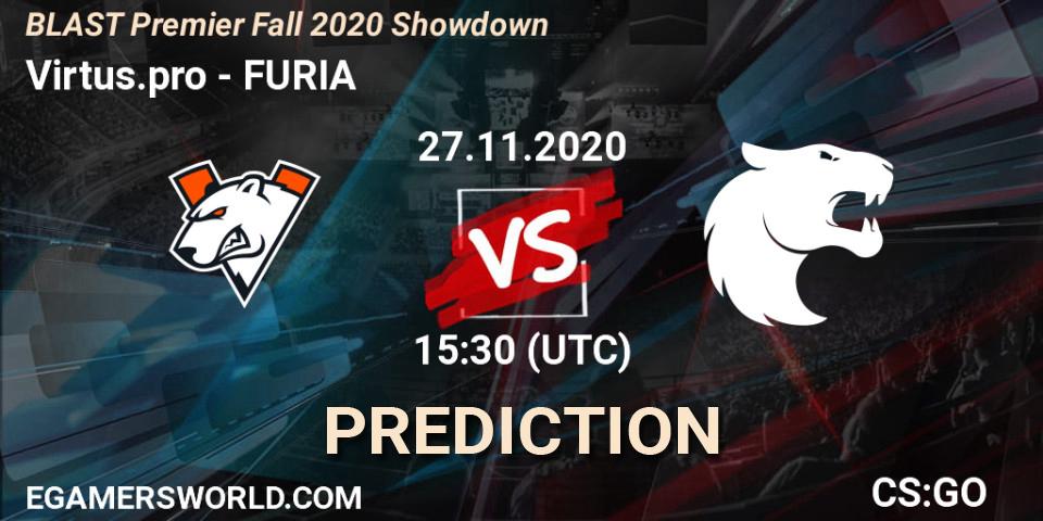 Virtus.pro vs FURIA: Betting TIp, Match Prediction. 27.11.20. CS2 (CS:GO), BLAST Premier Fall 2020 Showdown